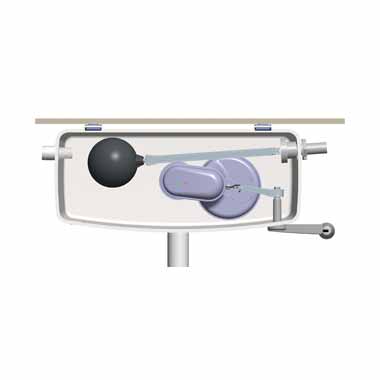 FUNDIPRO High Level Lever Handle Toilet Cisterns